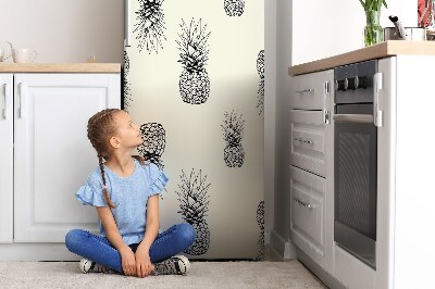 Magnet na ledničku dekorativní Ananasový vzor