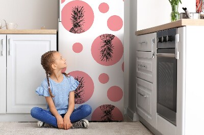 Magnet na ledničku dekorativní Růžový ananas