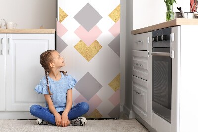 Magnet na ledničku dekorativní Barevný rhiller