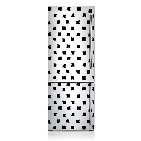 Magnet na ledničku dekorativní Malované čtverce