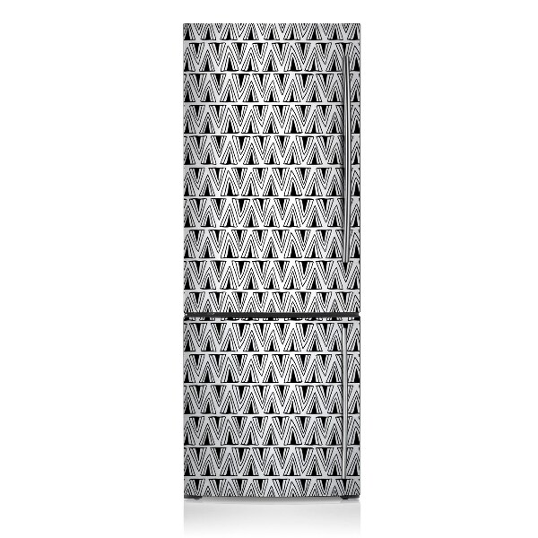 Magnet na ledničku dekorativní Triangle vzorec boho