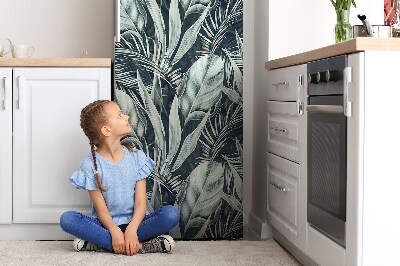 Magnet na ledničku dekorativní Exotické listy