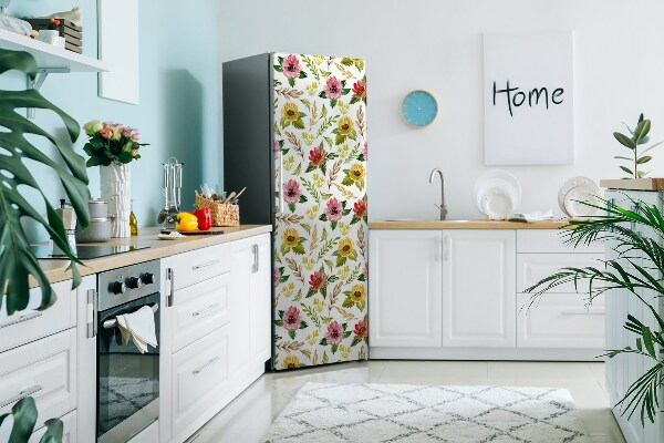 Magnet na ledničku dekorativní Akvarely květin
