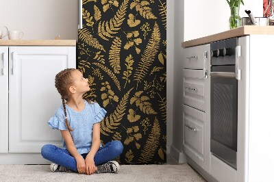 Magnet na ledničku dekorativní Zlaté kapradiny