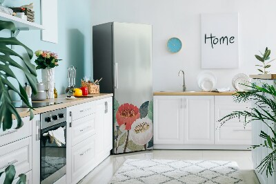 Magnet na ledničku dekorativní Jarní květiny