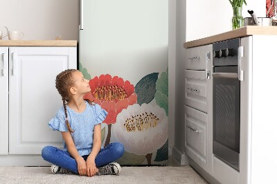 Magnet na ledničku dekorativní Jarní květiny