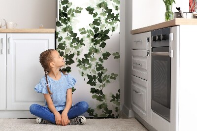 Magnet na ledničku dekorativní Zelené listy