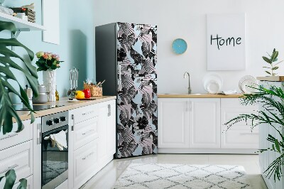 Magnet na ledničku dekorativní Tropická patchwork