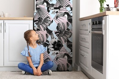 Magnet na ledničku dekorativní Tropická patchwork