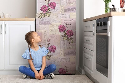 Magnet na ledničku Papír a pivoňky