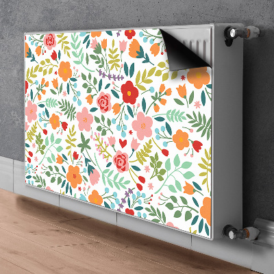 Magnet na radiátor Obrázek s květinami
