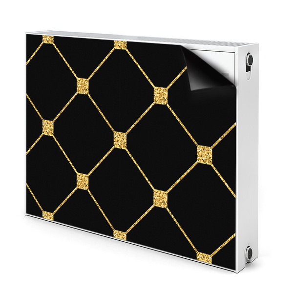 Magnetický kryt na radiátor Zlaté diamanty