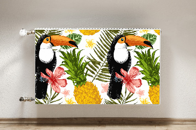 Magnet na radiátor Toucan a ananas