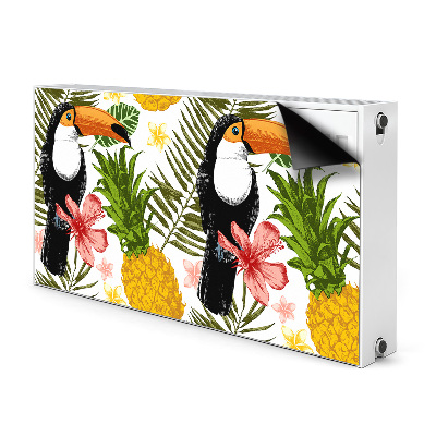 Magnet na radiátor Toucan a ananas