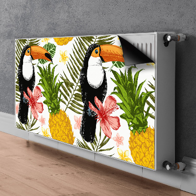 Magnet na radiátor Toucan a ananas