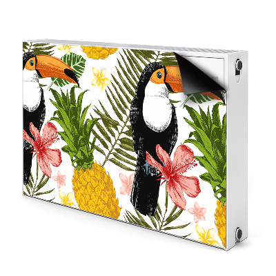 Magnet na radiátor Toucan a ananas