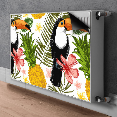 Magnet na radiátor Toucan a ananas