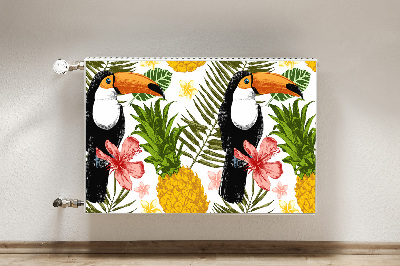 Magnet na radiátor Toucan a ananas