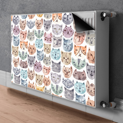 Dekorativní magnet na radiátor Kvatorové kočky
