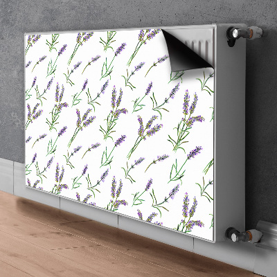 Dekorativní magnet na radiátor Květy levandule