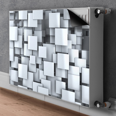 Dekorativní magnet na radiátor Šedé bloky