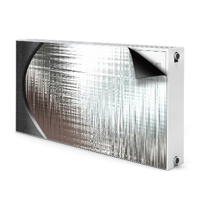 Magnetický kryt na radiátor Abstrakce stříbra