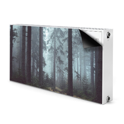 Dekorativní magnet na radiátor Mlžný les