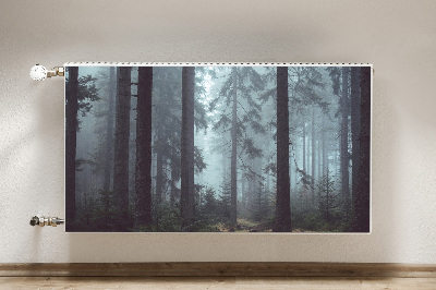 Dekorativní magnet na radiátor Mlžný les
