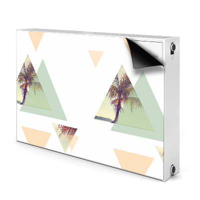 Magnet na radiátor Palmy v trojúhelnících