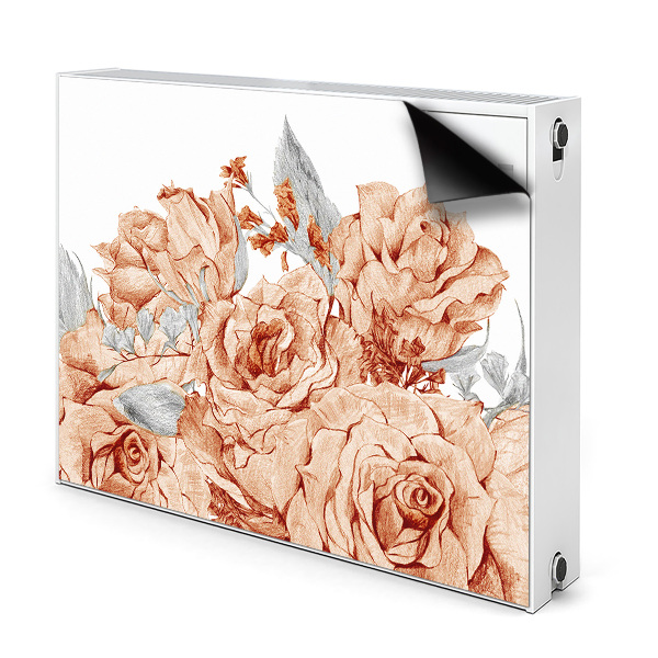 Dekorativní magnet na radiátor Kvetoucí růže