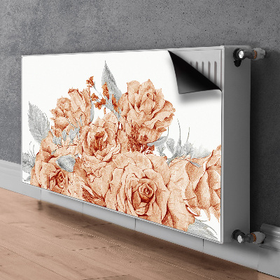 Dekorativní magnet na radiátor Kvetoucí růže