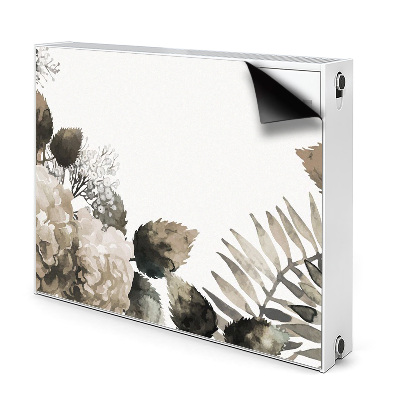 Dekorativní magnet na radiátor Květy hortenzie