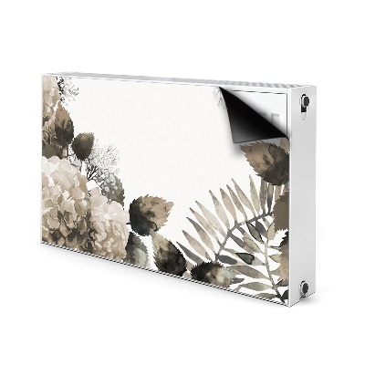 Dekorativní magnet na radiátor Květy hortenzie
