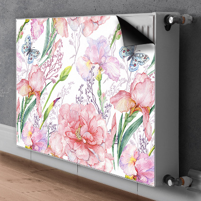 Dekorativní magnet na radiátor Pivoňky květin