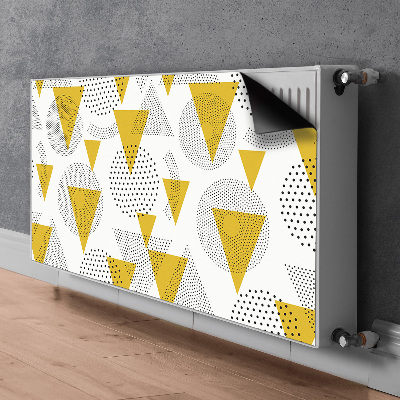 Dekorativní magnet na radiátor Kola a trojúhelníky