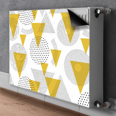 Dekorativní magnet na radiátor Kola a trojúhelníky