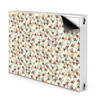 Magnetický kryt na radiátor Malé trojúhelníky