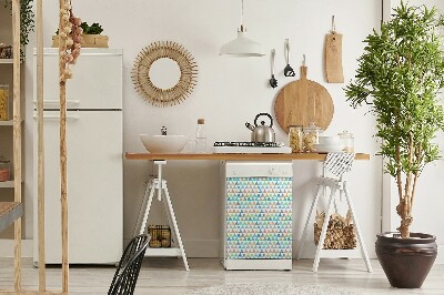 Magnet na myčku dekorativní Geometrické trojúhelníky