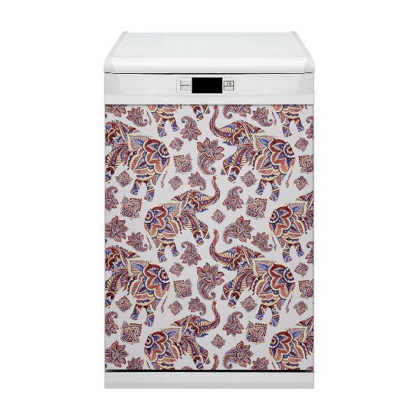 Magnet na myčku dekorativní Paisley elephant