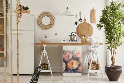 Magnet na myčku dekorativní Oranžové růže