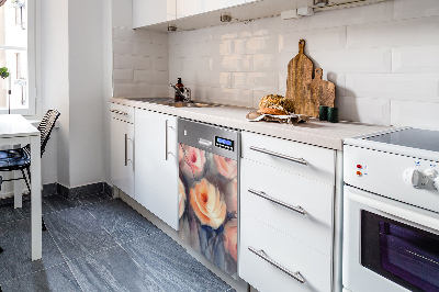 Magnet na myčku dekorativní Oranžové růže