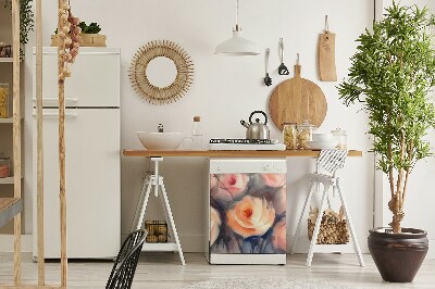 Magnet na myčku dekorativní Oranžové růže