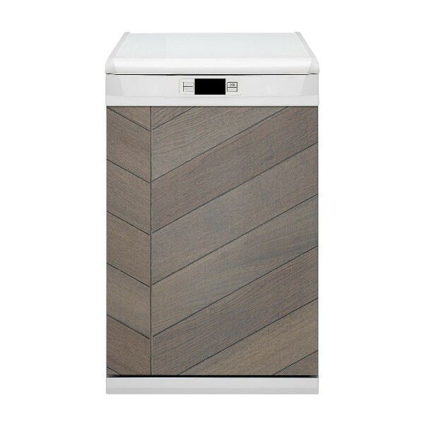 Magnet na myčku moderní Brown parquet