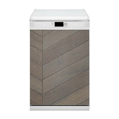 Magnet na myčku moderní Brown parquet