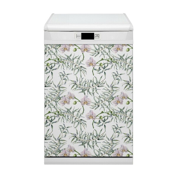 Magnet na myčku moderní Růžové orchideje