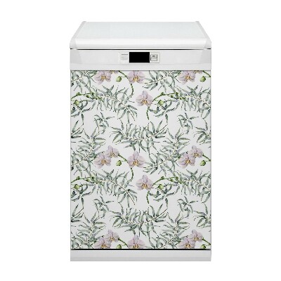 Magnet na myčku moderní Růžové orchideje