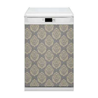 Magnet na myčku dekorativní Vzorec damask