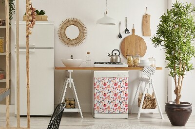 Magnet na myčku dekorativní Crazy flamingos