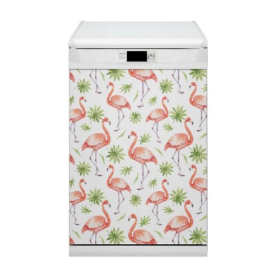Magnet na myčku Flamingos