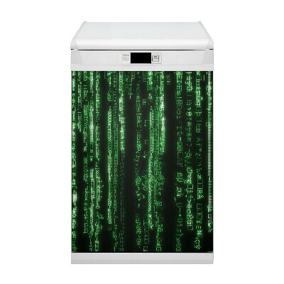 Magnet na myčku dekorativní Zelené znaky
